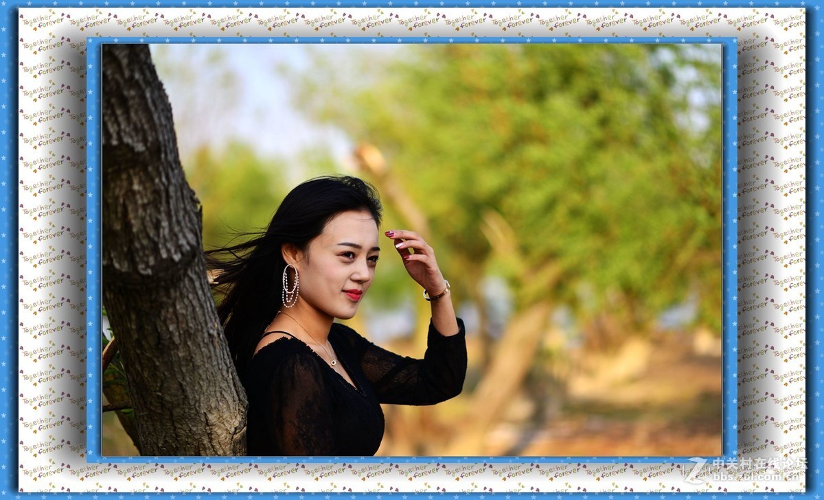 巢湖湿地拍美女