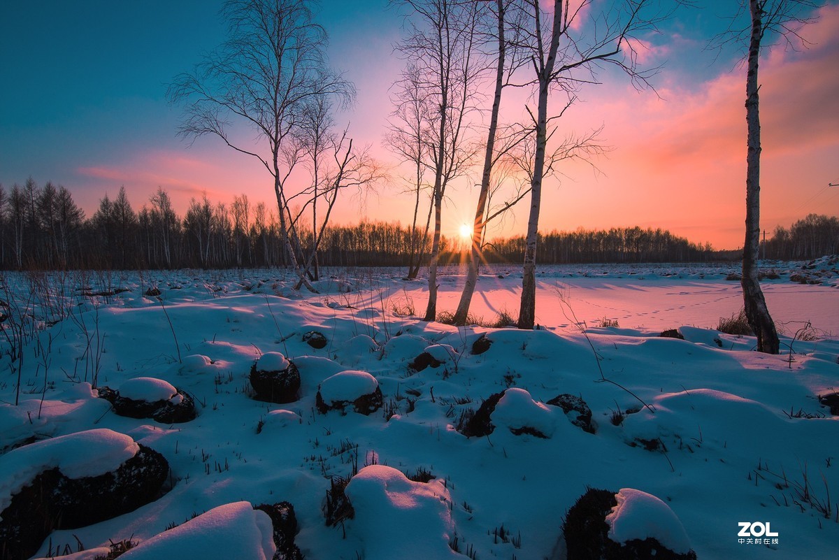 大平台景区附近---几张晚霞的片子