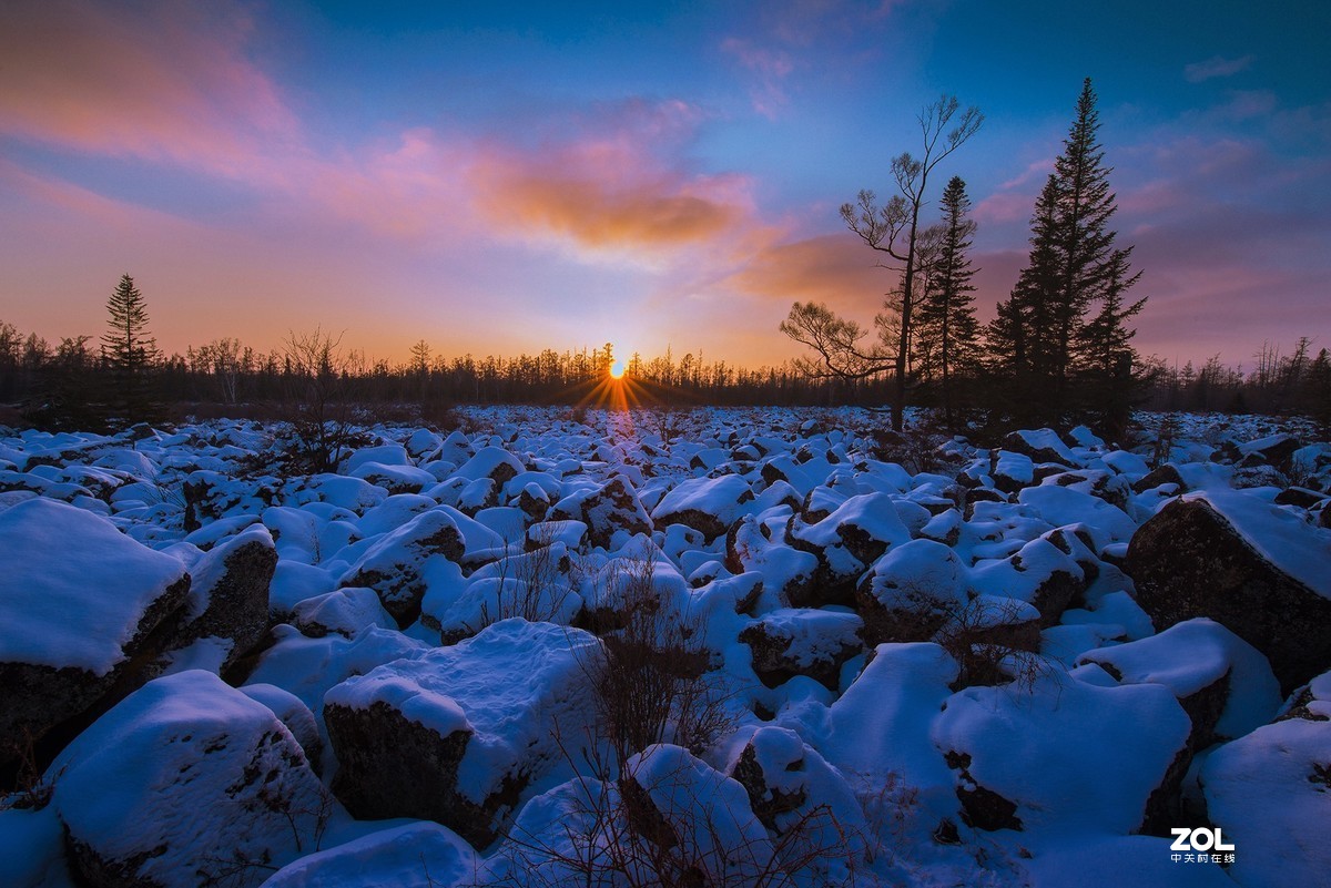 大平台景区附近---几张晚霞的片子