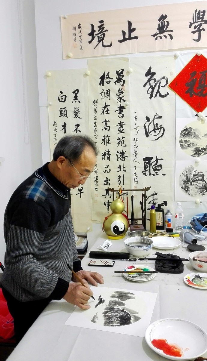 董乾慧老师山水画新作欣赏