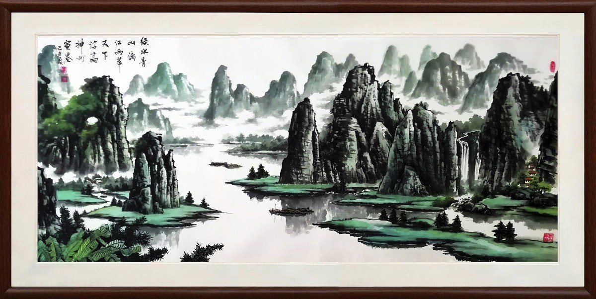 董乾慧老师山水画新作欣赏