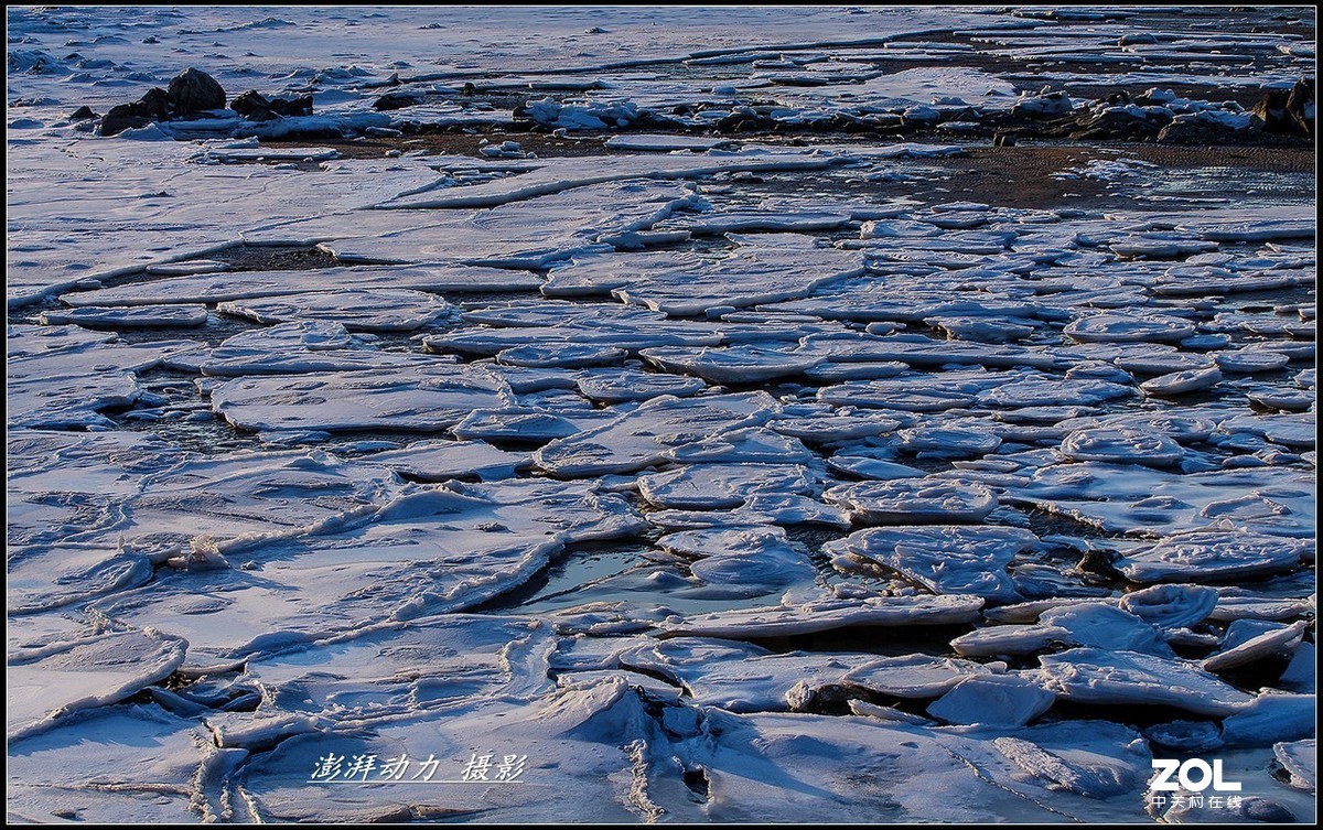 渤海湾的海冰（秦皇岛）二