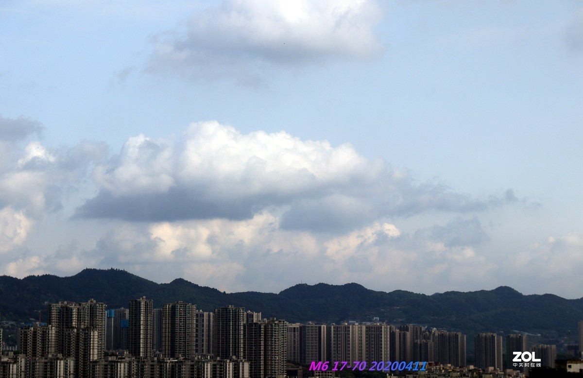 EOS M6 城市蓝天白云