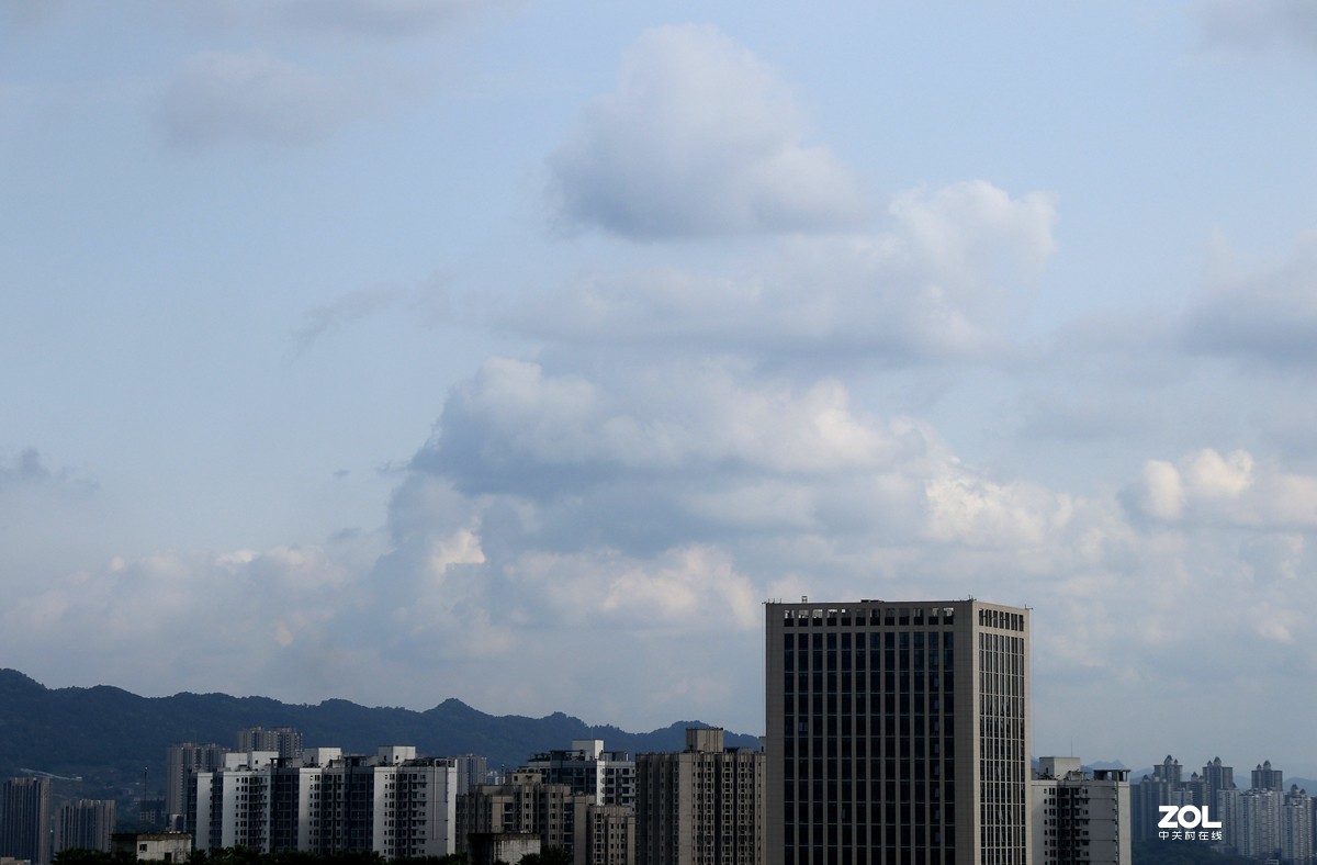 EOS M6 城市蓝天白云