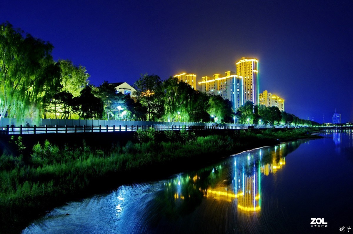 抚松县夜景图片