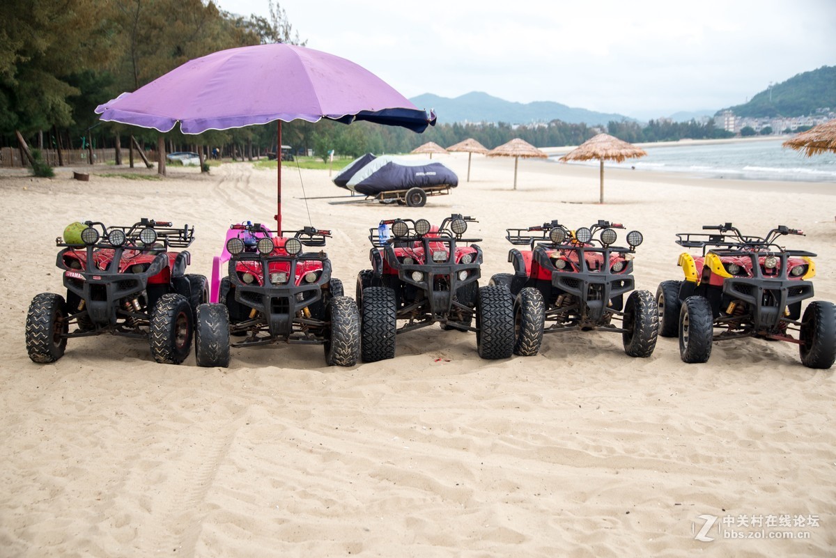 广东阳江海边游玩