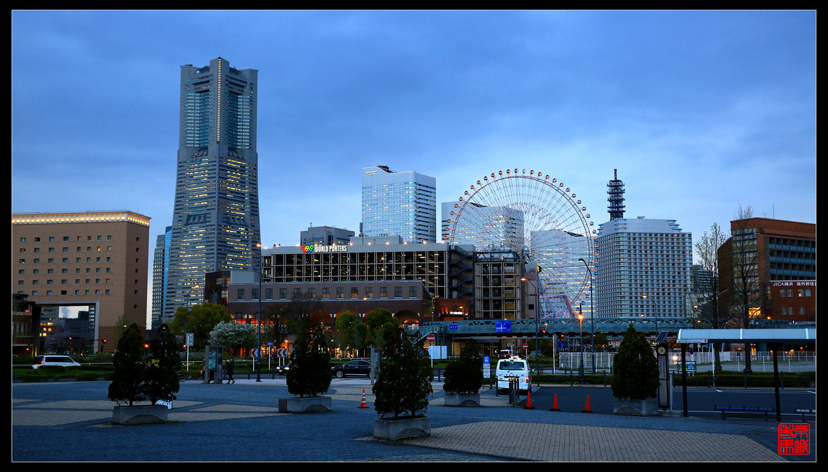 日本《横滨港夜景》-中关村在线摄影论坛
