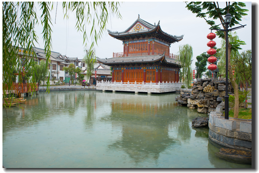 百色市田阳县田州古镇风光