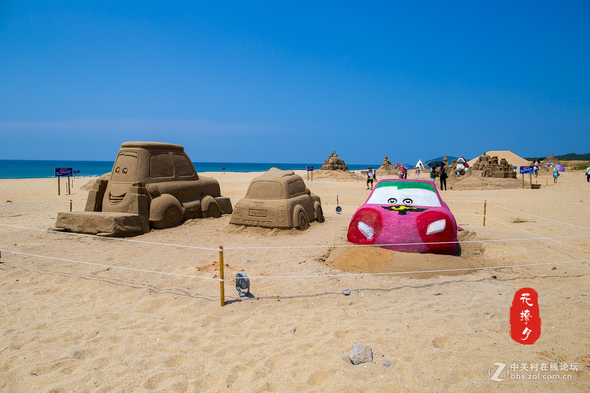 月亮湾沙雕