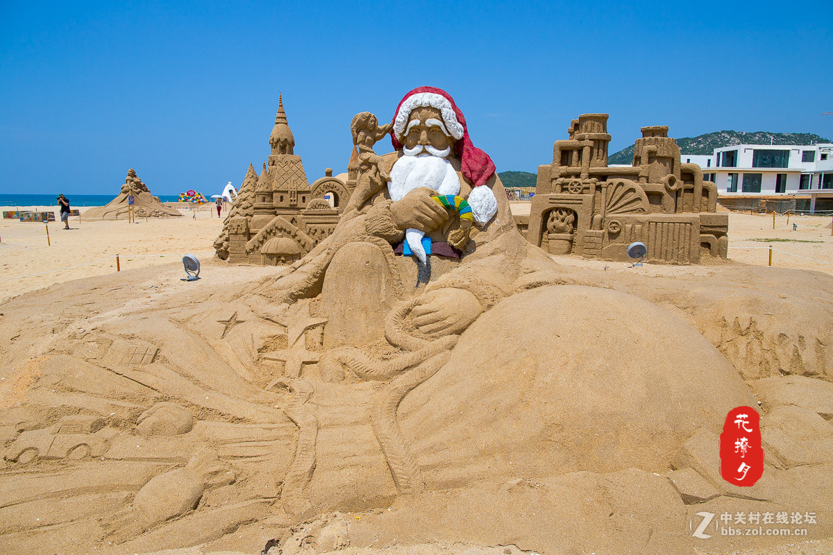 月亮湾沙雕