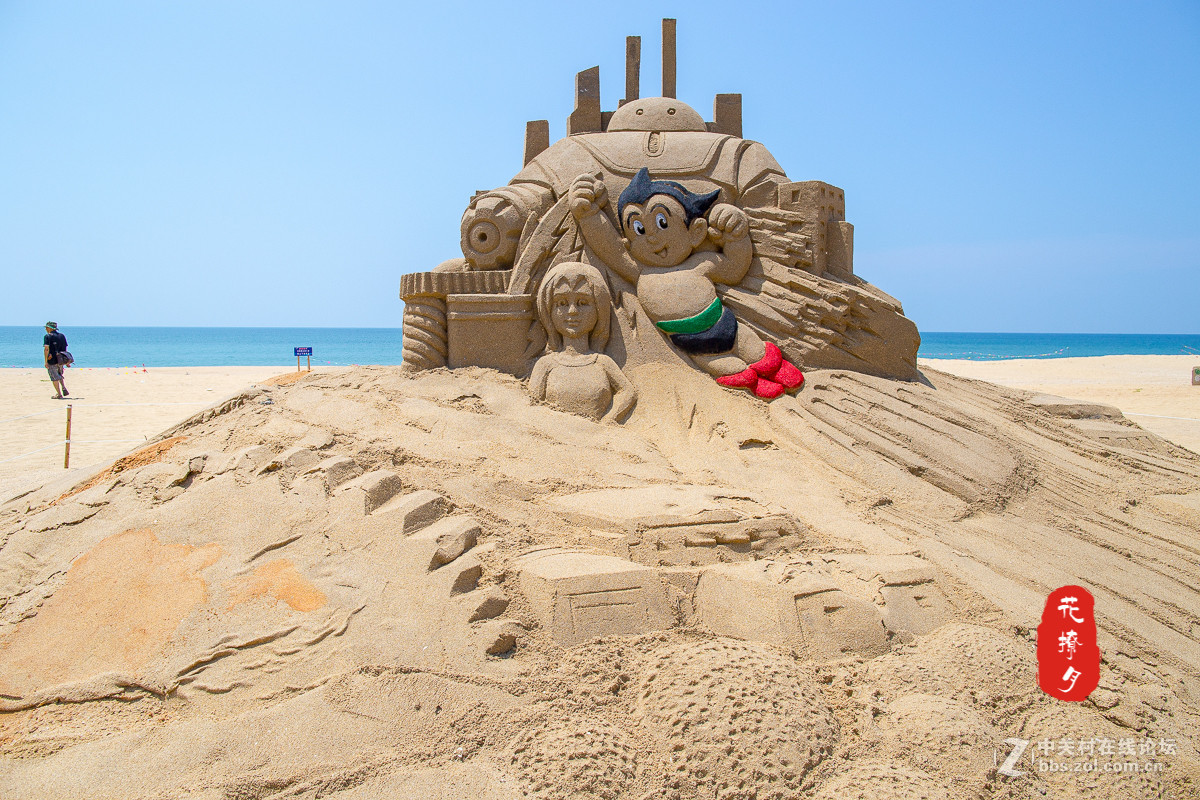 月亮湾沙雕