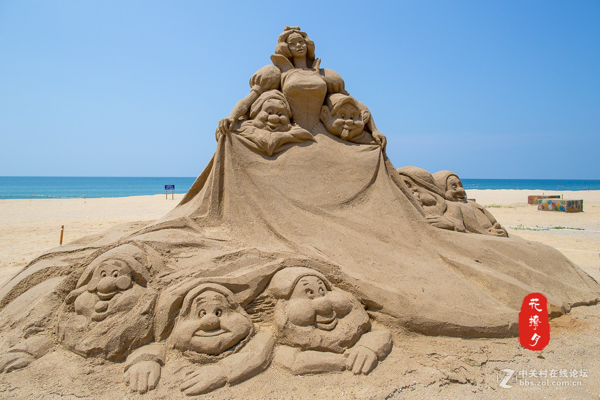 月亮湾沙雕