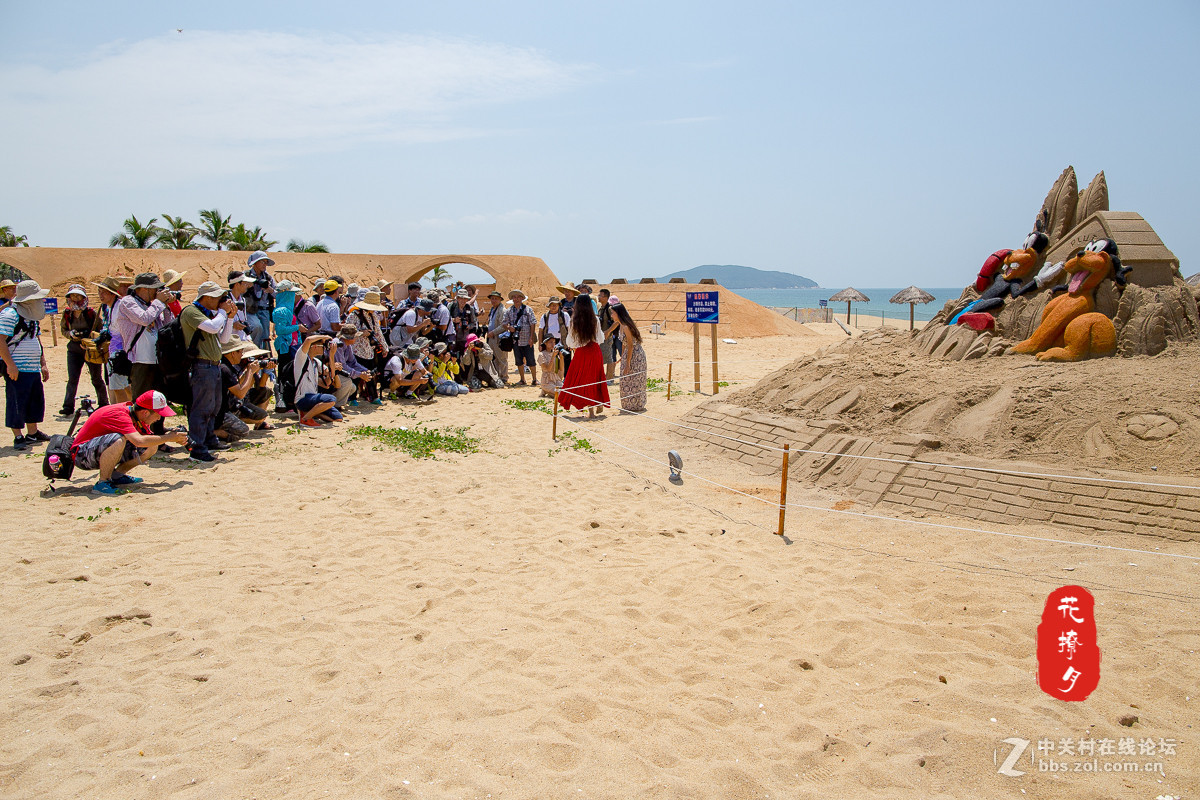 月亮湾沙雕