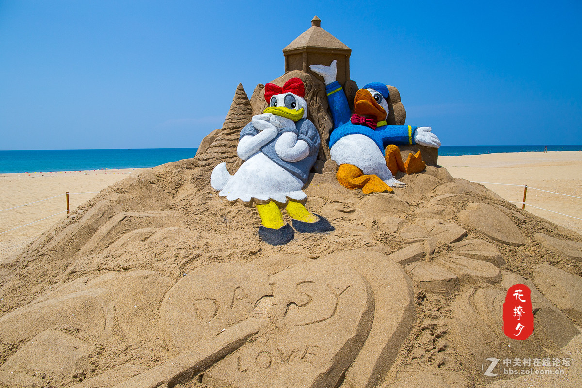 月亮湾沙雕