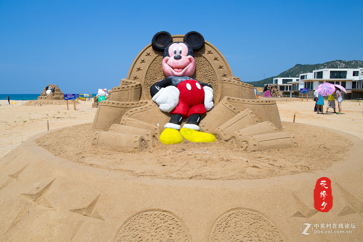 月亮湾沙雕