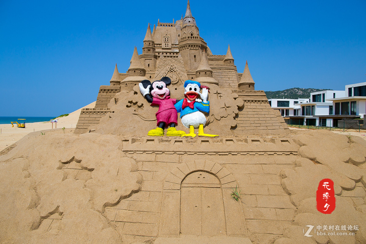 月亮湾沙雕