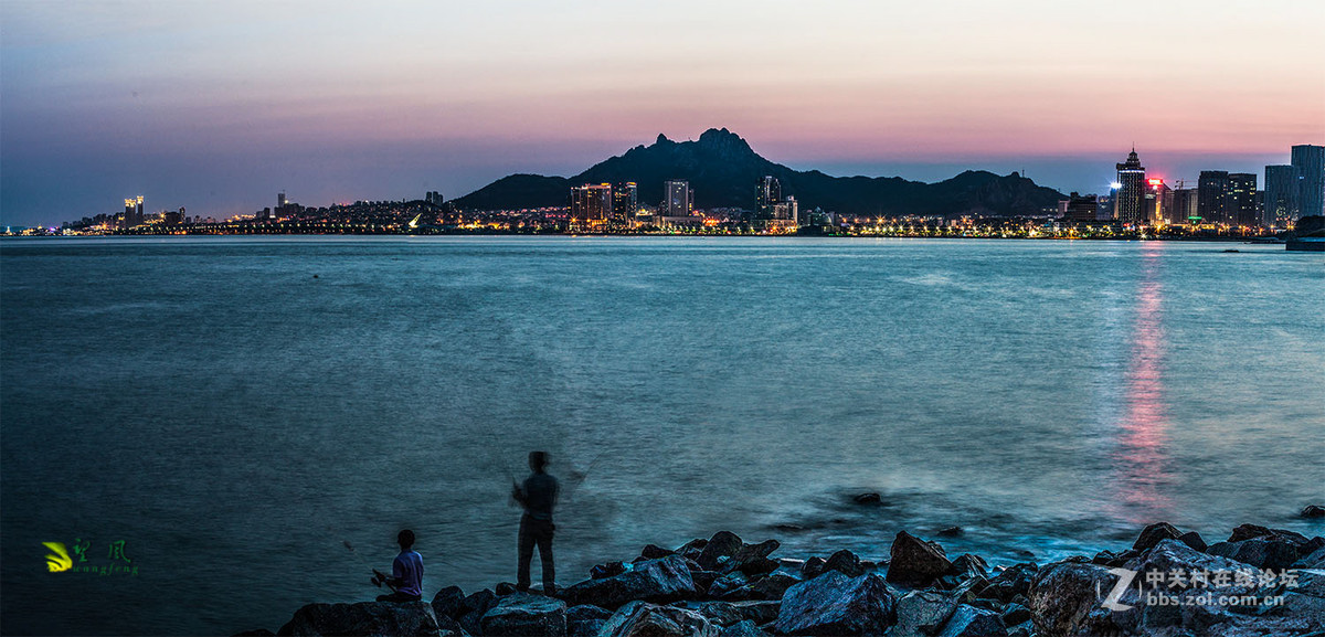 迷人的石老人海湾