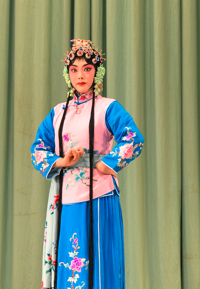 理工大学欣赏京剧安国夫人