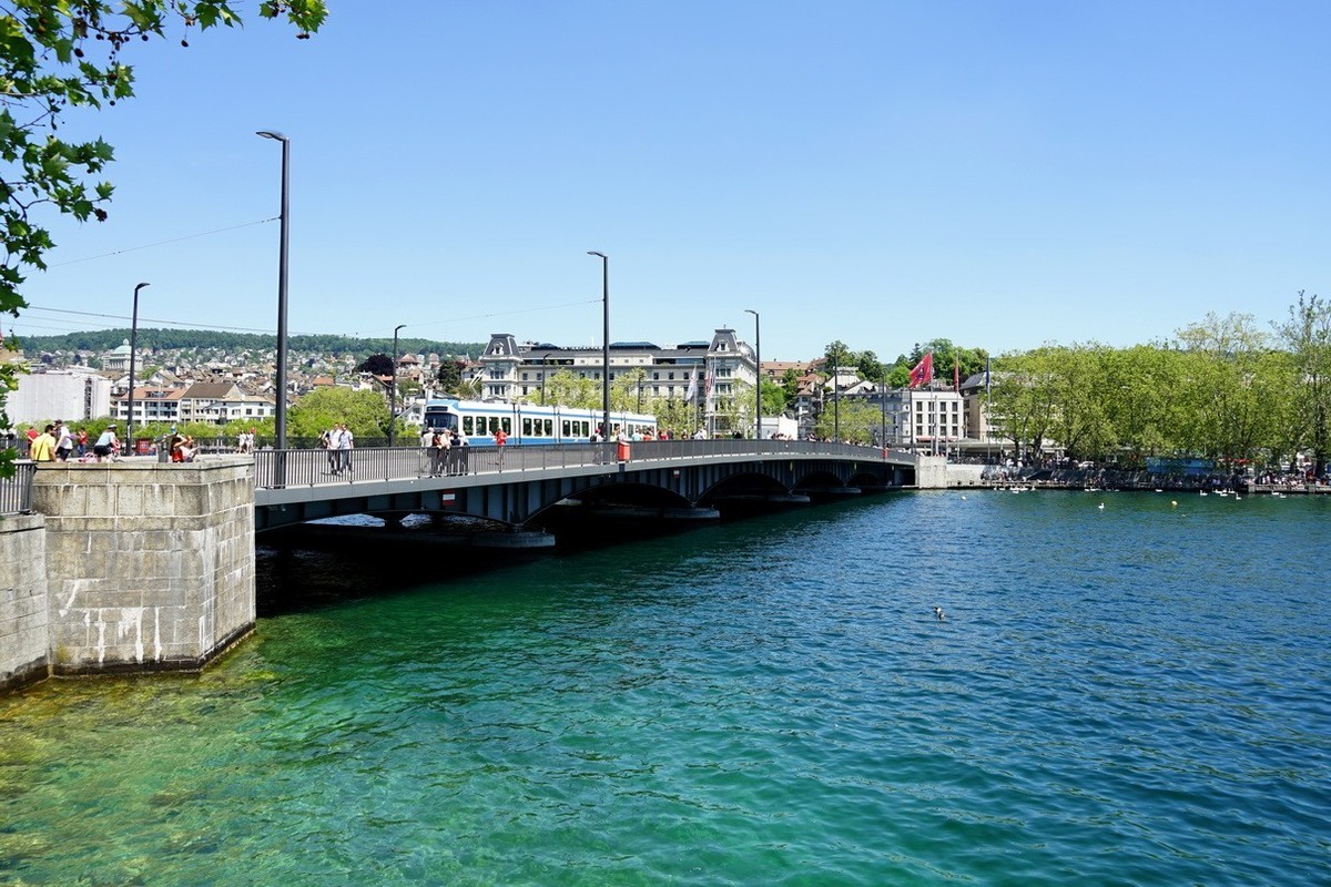 2019-06-02 瑞士旅行记录：阳光下的利马特河（zurich）