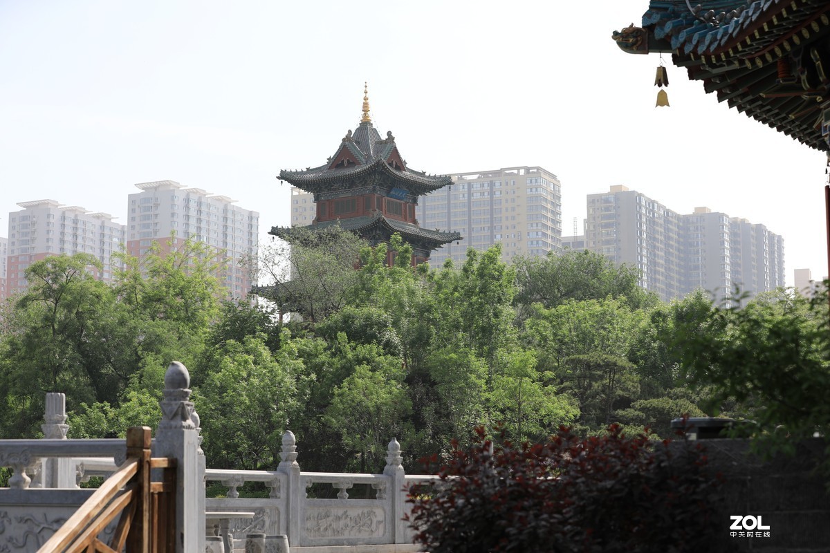 迎泽公园散步随拍后湖的亭台楼阁