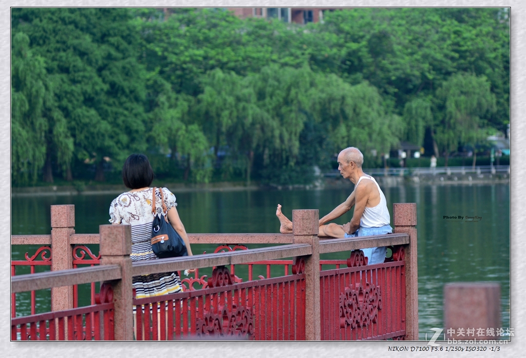 東湖公園與早起的人們