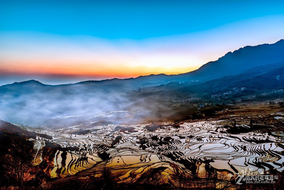云南元阳哈尼梯田多依树景区