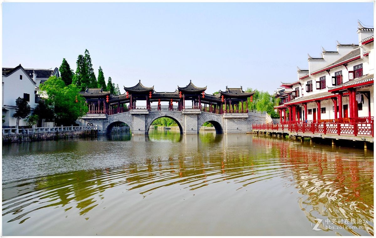 清晨漫步三河古镇！