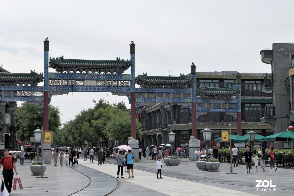 盛夏的北京前门