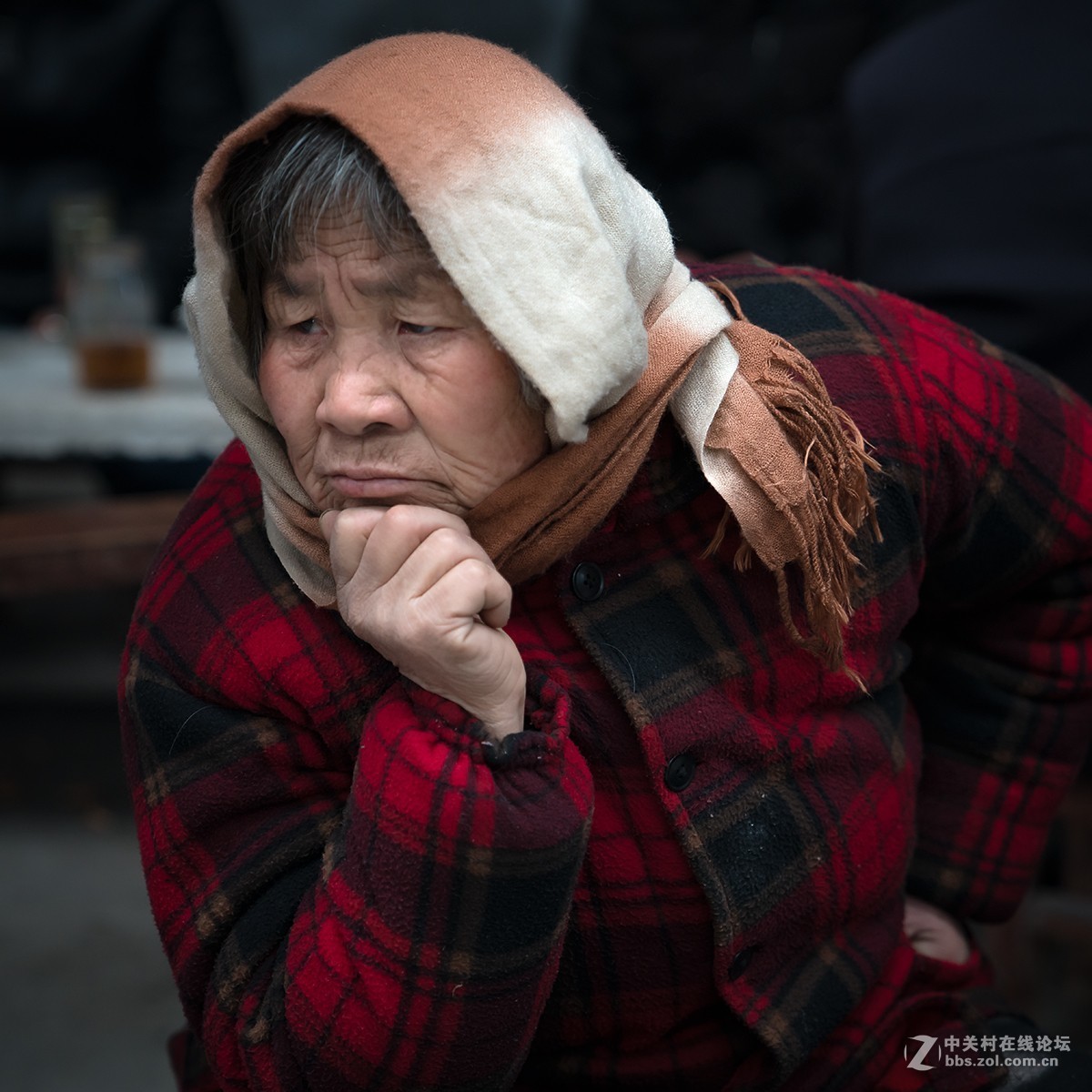 临涣镇上的茶客