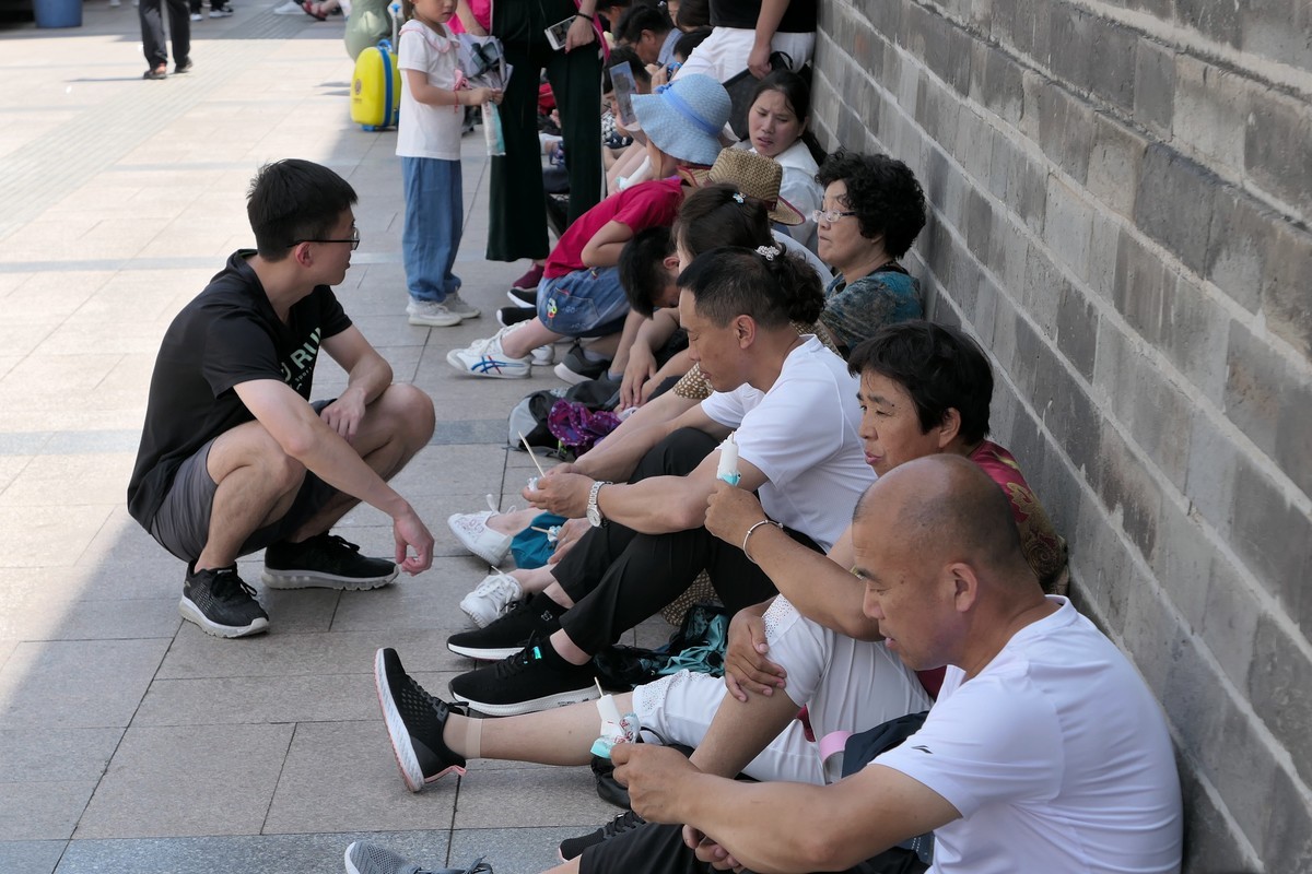 盛夏的北京前门