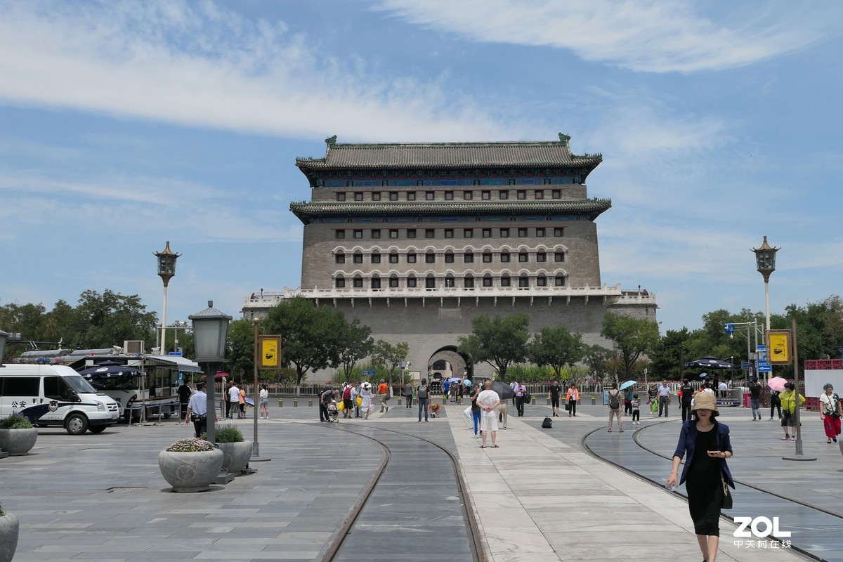 盛夏的北京前门