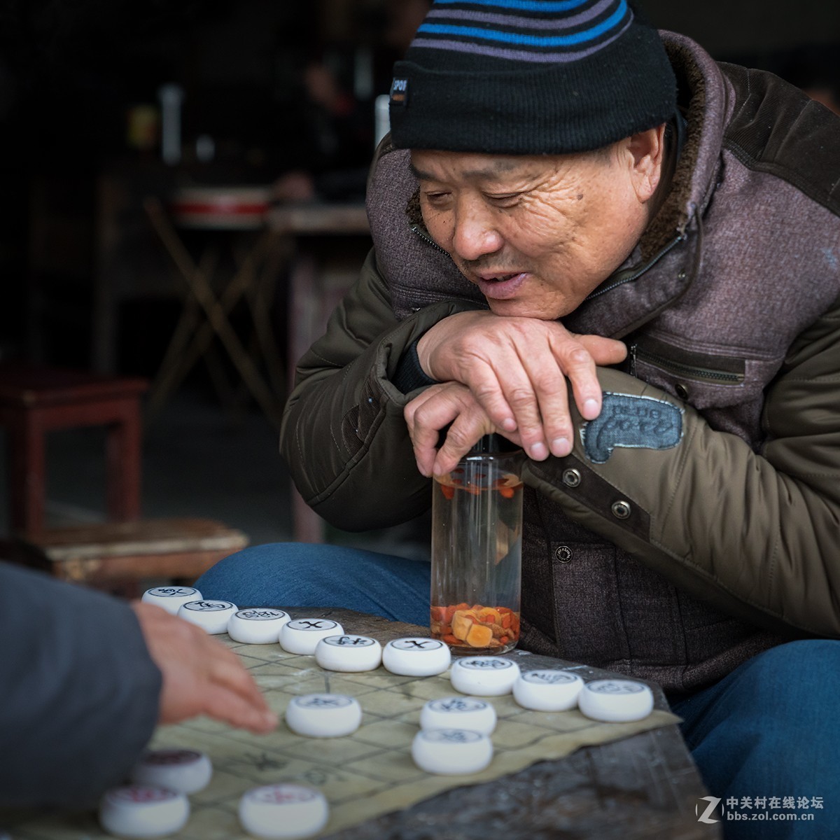 临涣镇上的茶客