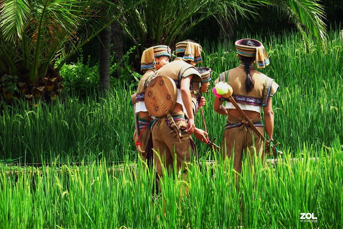 云南民族村里的歌舞表演——哈尼族田间歌舞之（三）