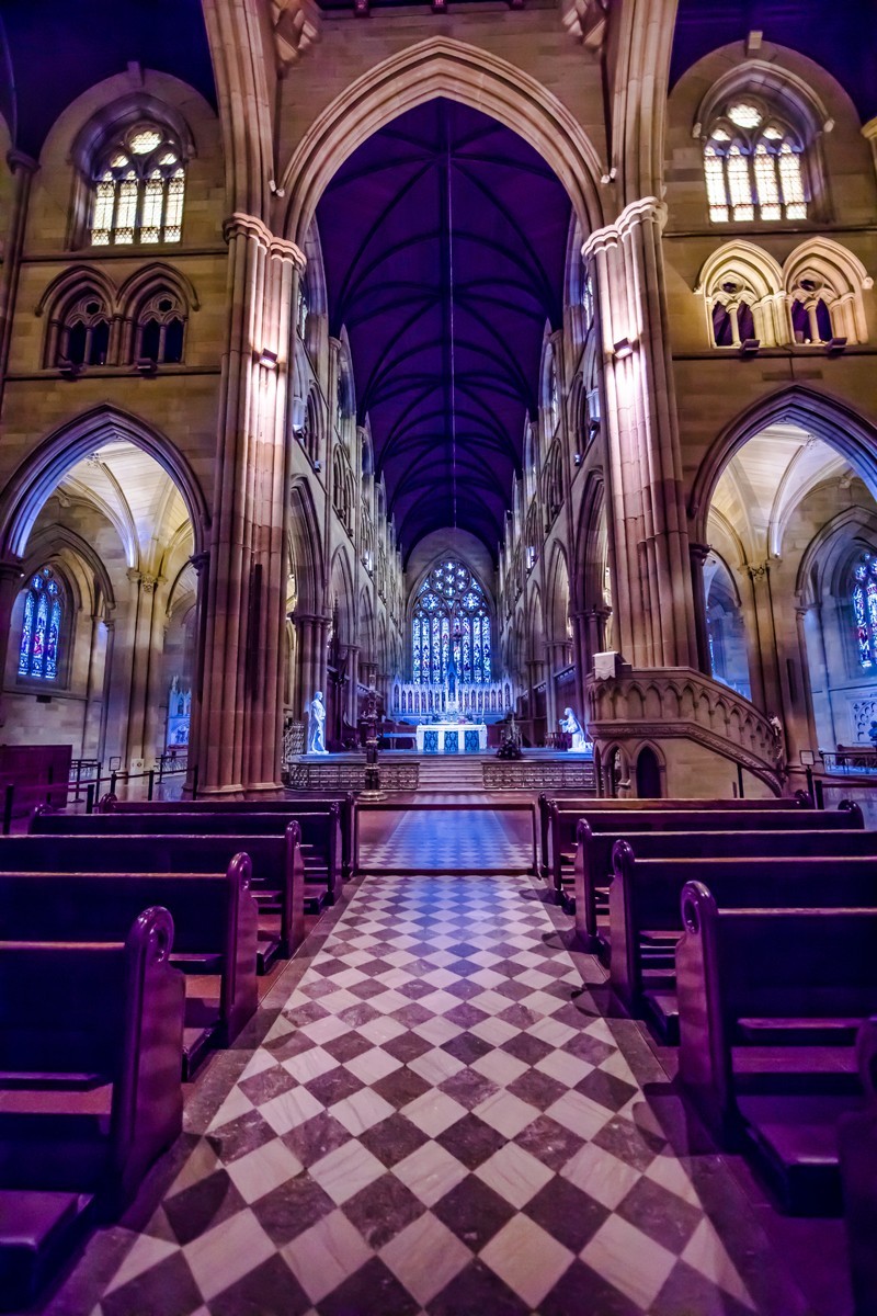 回眸澳大利亚---悉尼圣玛利亚大教堂