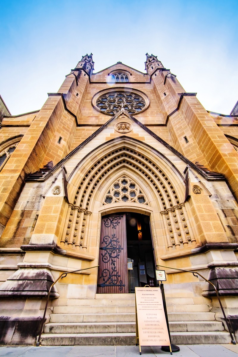 回眸澳大利亚---悉尼圣玛利亚大教堂