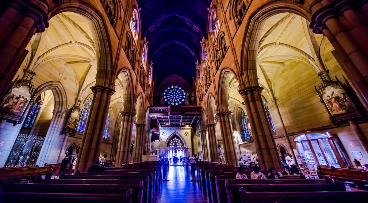 回眸澳大利亚---悉尼圣玛利亚大教堂