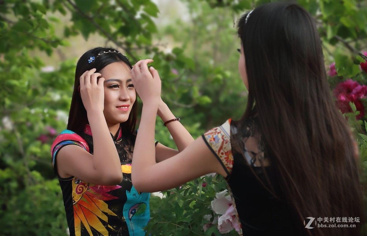 模特与牡丹（三）  祁连山歌