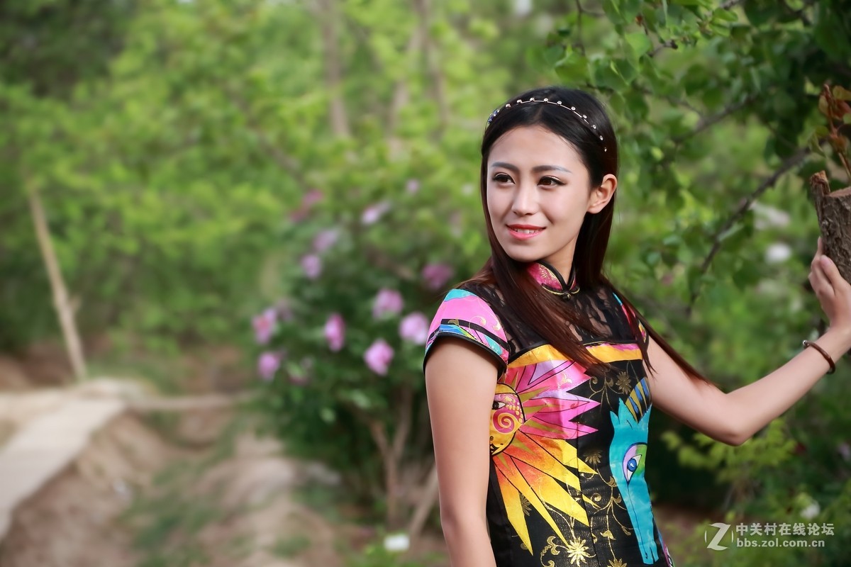 模特与牡丹（三）  祁连山歌