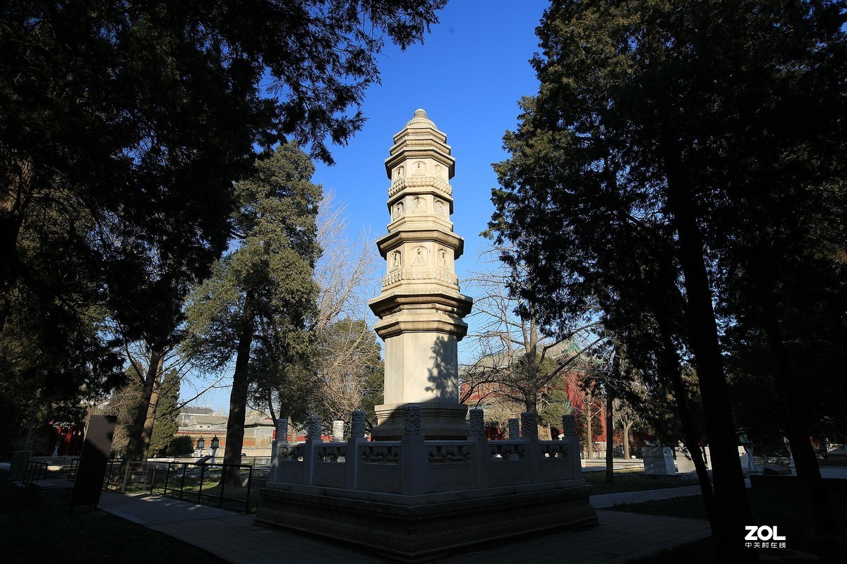 冬遊北海公園萬佛樓遺址