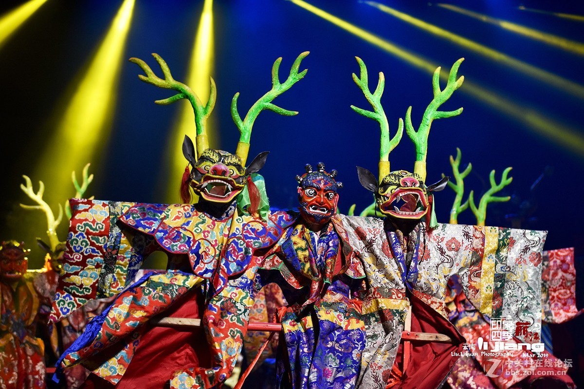 丽江千古情现场抓拍