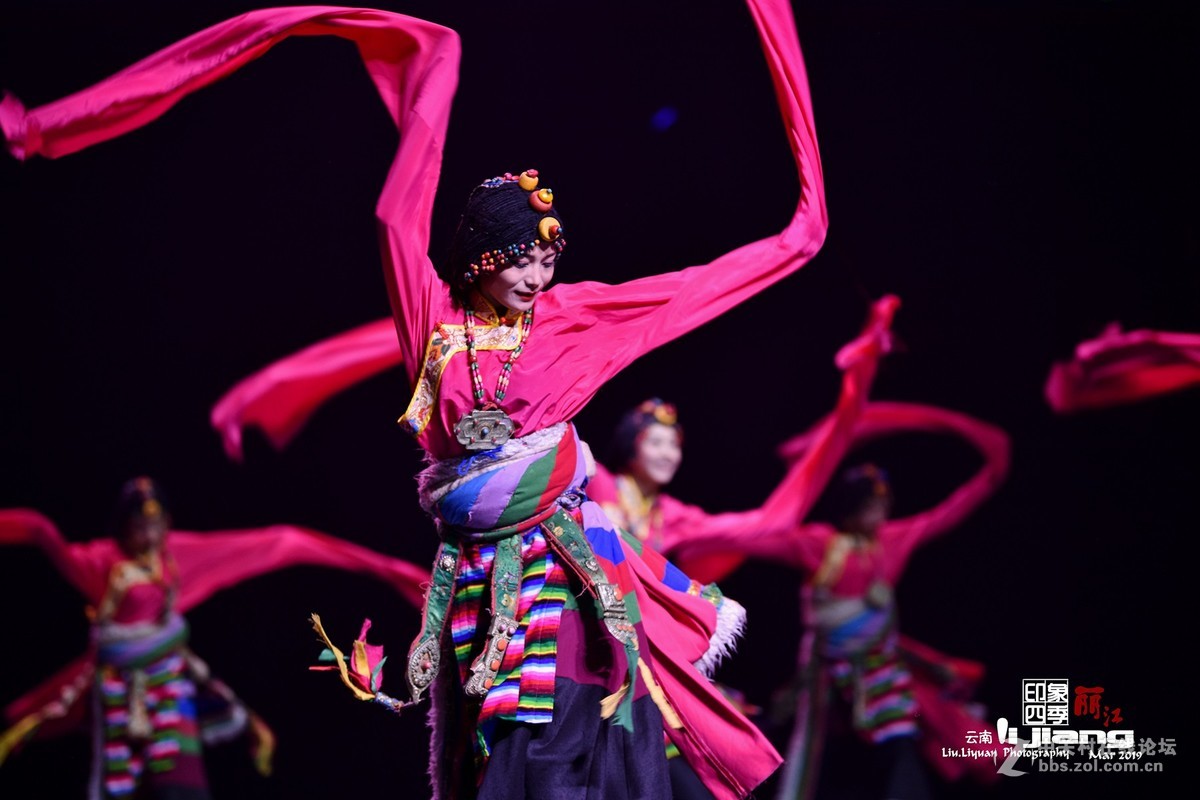 丽江千古情现场抓拍