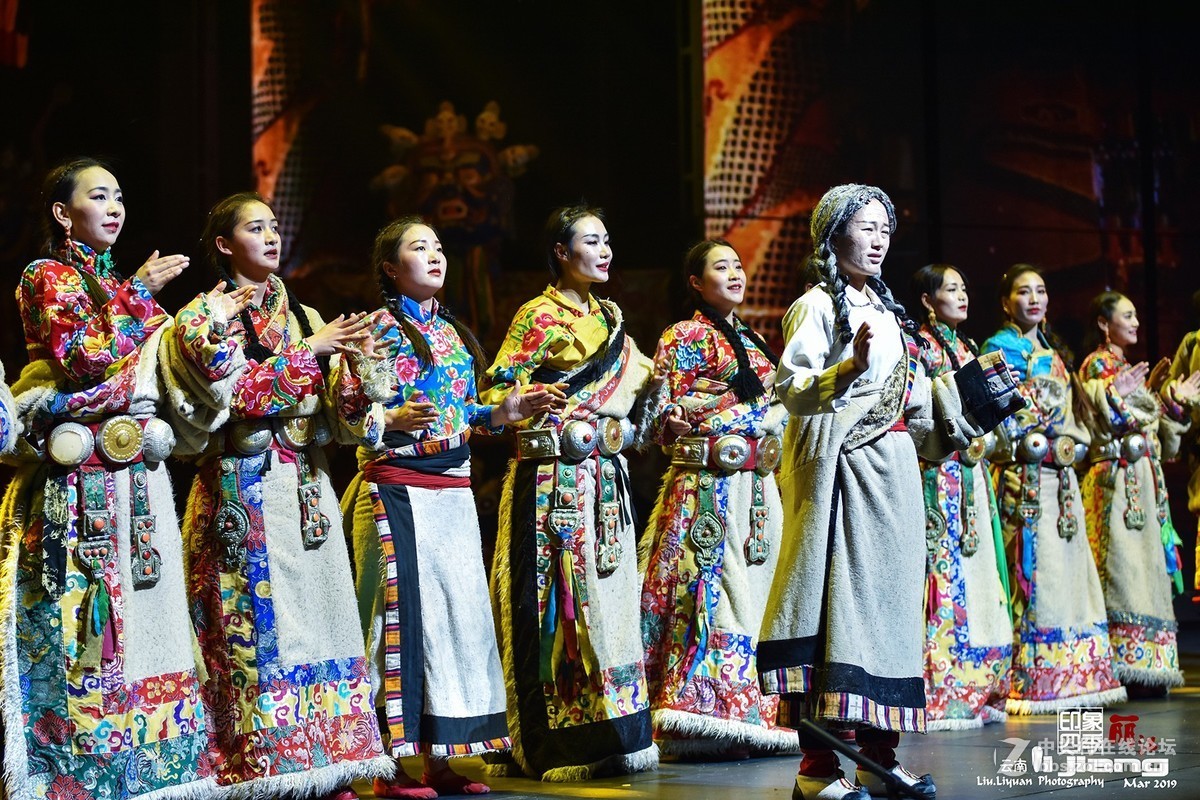 丽江千古情现场抓拍