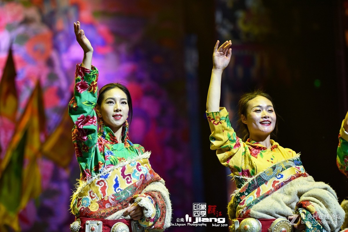 丽江千古情现场抓拍