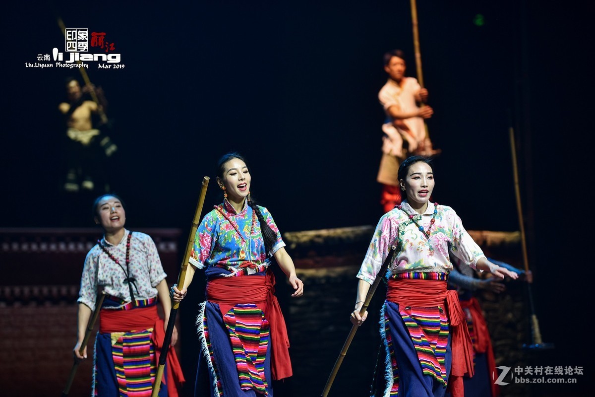 丽江千古情现场抓拍