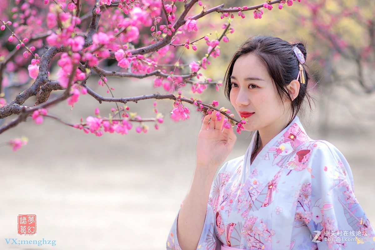 【梦幻美拍】樱花秀美映佳人