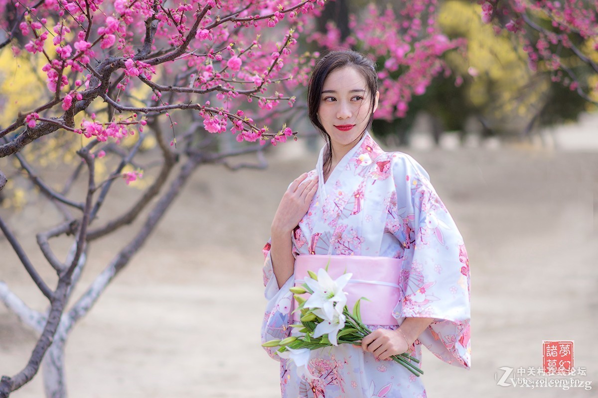 【梦幻美拍】樱花秀美映佳人