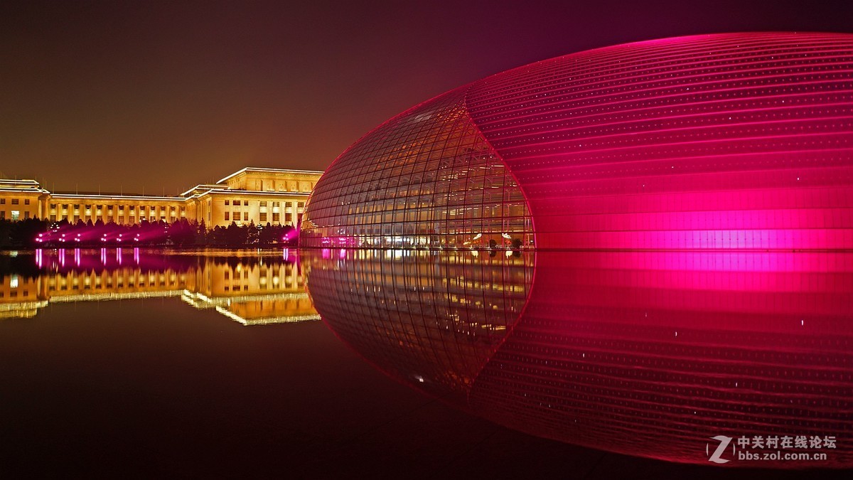 正月十五国家大剧院的美颜外貌190219(1)