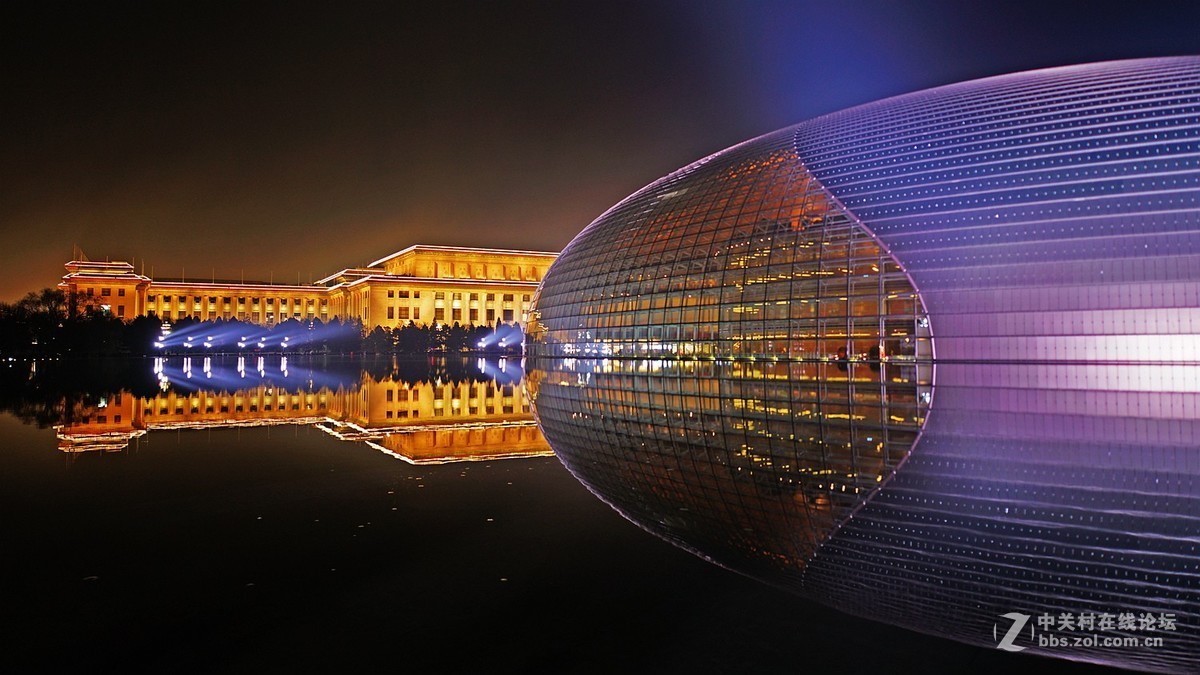 正月十五国家大剧院的美颜外貌190219(1)