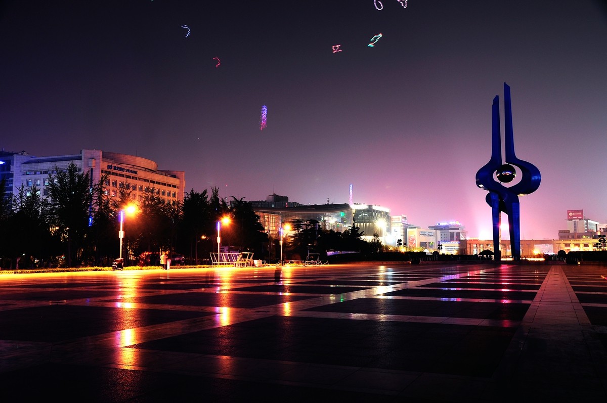 学拍夜景 请师友指点
