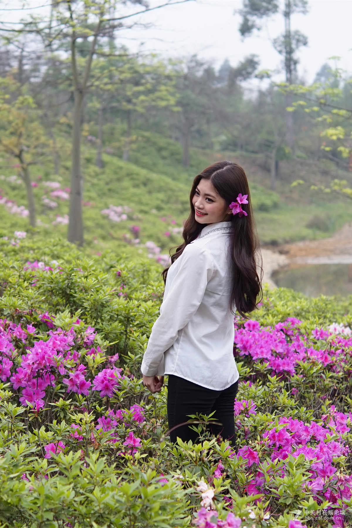 花之約森波拉奶泉花香人像攝影之旅如花少女